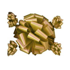 Alternative view of Moño Gigante para Auto Color Dorado