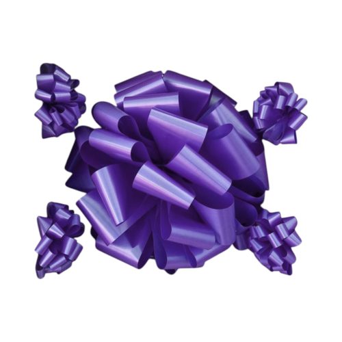 Moño Gigante para Auto Color Violeta
