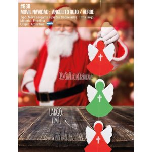 Movil Colgante ANGELITO NAVIDAD 1Mt (Friselina)