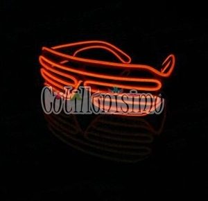 Anteojo RISKY NEON Premium NARANJA (LED)