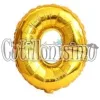 Globo Letra Inflable O Dorada 40cm