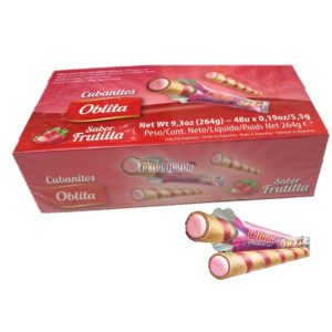Cubanito OBLITA FRUTILLA X48 Unidades