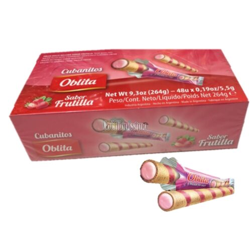Cubanito OBLITA FRUTILLA X48 Unidades