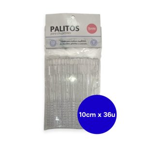 Palito Para Chupetin Parpen Cristal 10cm X36 Unidades