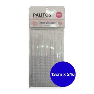Palito Para Chupetin Parpen Cristal 13cm X24 Unidades