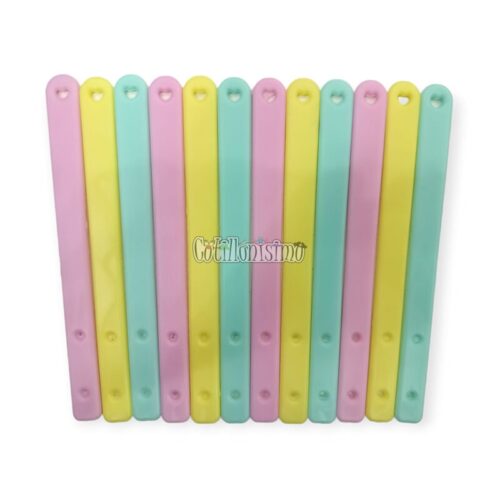 Palitos Parpen Stick para Paletas Colores Pasteles x12 Unidades