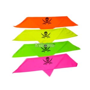 Pañuelo Pirata Fluo Colores Surtidos x1 Unidad