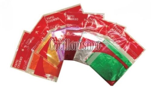 Papel Chumbo Liso 8x8 Cm X50 Unidades