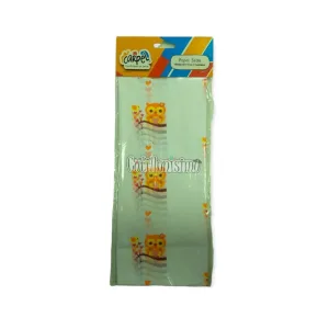 Papel Seda CARPEL Estampado Buho Naranja x5 Unidades