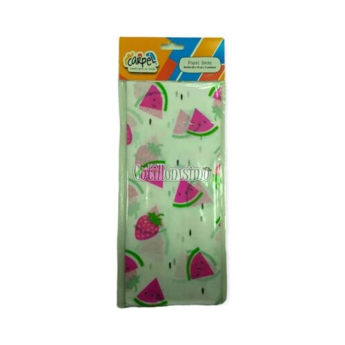 Papel Seda CARPEL Estampado Frutas x5 Unidades