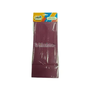 Papel Seda CARPEL Liso Color Bordo x5 Unidades