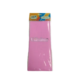 Papel Seda CARPEL Liso Color Rosa Claro x5 Unidades