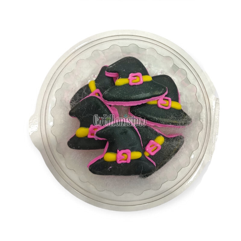 Pastillaje Halloween Gorros de Brujas x6 Unidades
