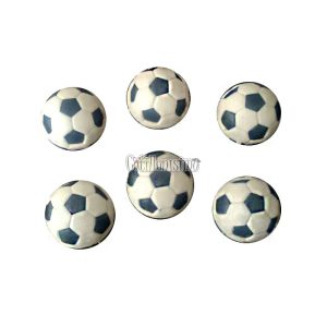 Pelotitas de Futbol Plásticas Blanco y Negro x12 Unidades ROTTI