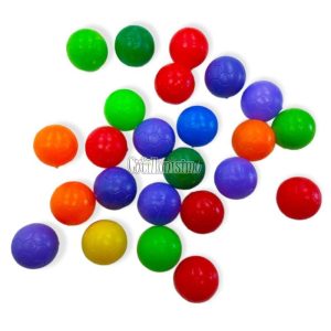 Pelotitas de Futbol Plasticas Colores Surtidos x12 Unidades PATRIMAR