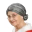 Peluca Abuela Canosa con Rodete