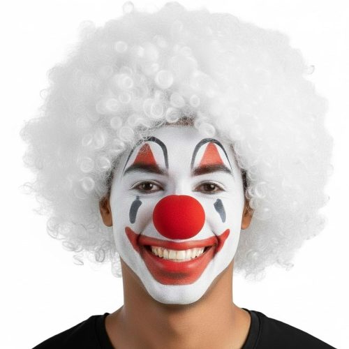 Peluca Afro Color BLANCO