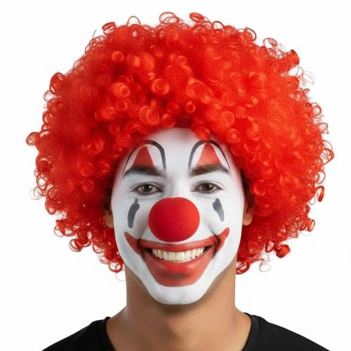 Peluca Afro Color ROJO