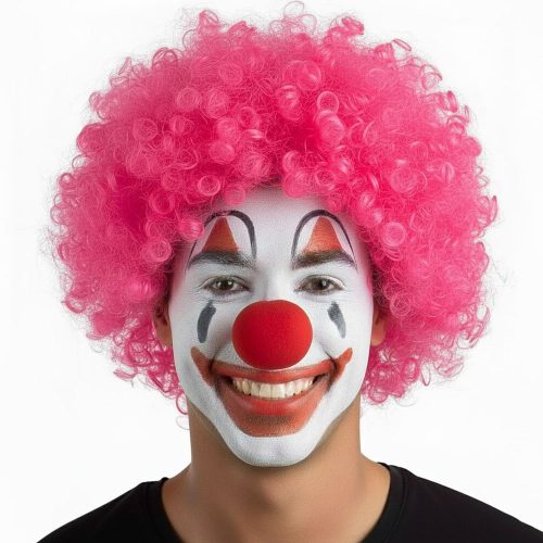 Peluca Afro Color Rosa