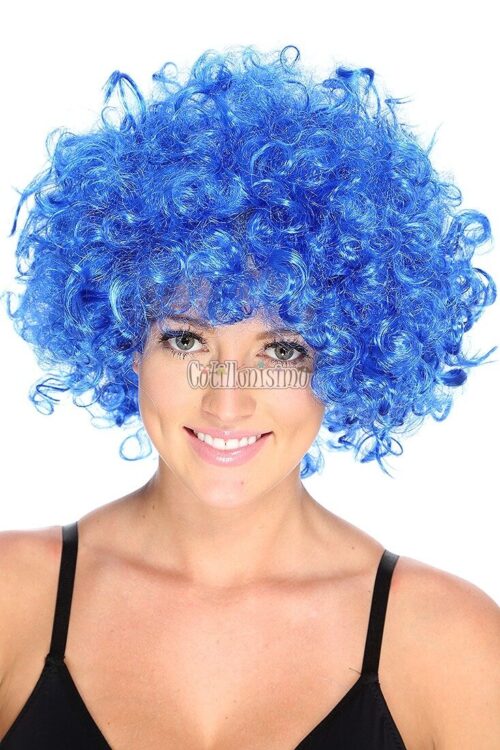 Peluca Afro Color AZUL