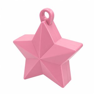 Pesa para Globos Forma ESTRELLA - Color ROSA