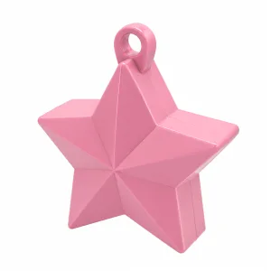 Pesa para Globos Forma ESTRELLA - Color ROSA