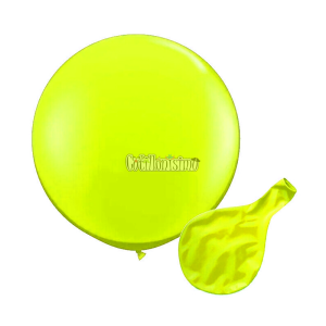 Piñata Globo Amarillo Fluo 24 Pulgadas