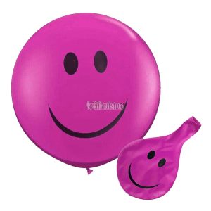 Piñata Globo Smile Sonrisa 24 Pulgadas Color Fucsia