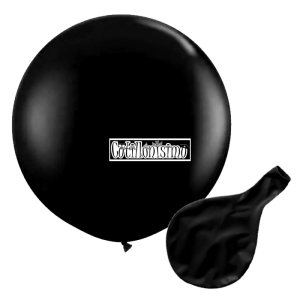 Piñata Globo Negra 24 Pulgadas