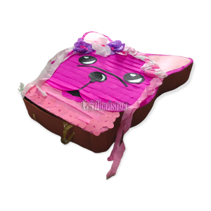 Piñata Perrito Bull Dog Fucsia - Imagen 2