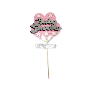 Pinche Baby Shower Globo Rosa Goma Eva