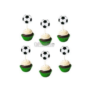 Pinches para Cupcake Futbol x20 Unidades - Imagen 2