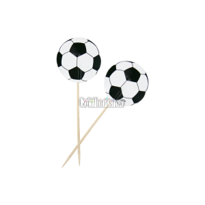 Pinches para Cupcake Futbol x20 Unidades