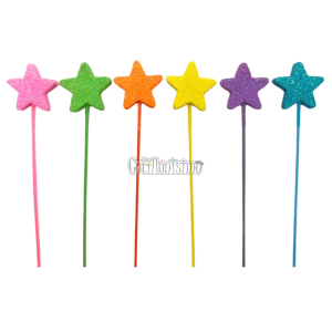 Pinche Gibre Goma Eva Estrella Colores Surtidos x1 Unidad TKS