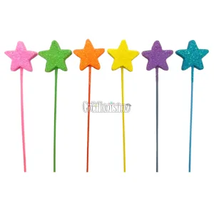 Pinche Gibre Goma Eva Estrella Colores Surtidos x1 Unidad TKS