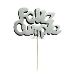 Pinche Feliz Cumple Gibreado Goma Eva Blanco