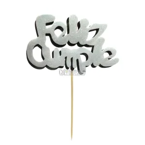 Pinche Feliz Cumple Gibreado Goma Eva Blanco