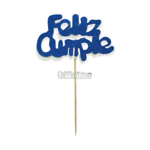 Pinche Feliz Cumple Gibreado Goma Eva Azul