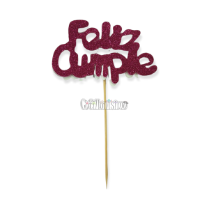 Pinche Feliz Cumple Gibreado Goma Eva Fucsia