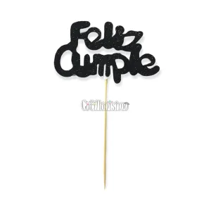 Pinche Feliz Cumple Gibreado Goma Eva Negro