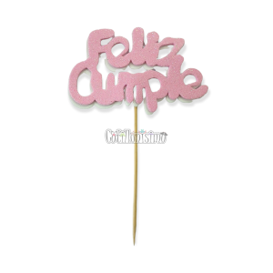 Pinche Feliz Cumple Gibreado Goma Eva Rosa