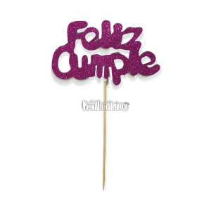 Pinche Feliz Cumple Gibreado Goma Eva Violeta