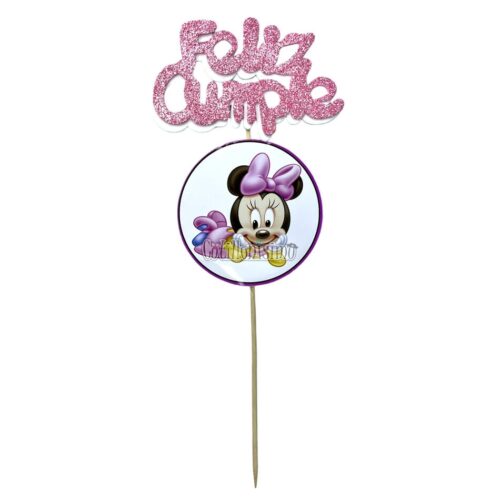 Pinche Feliz Cumpleaños Gibreado Minnie Mouse Bebe