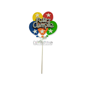 Pinche Feliz Cumple Globo Multicolor Goma Eva