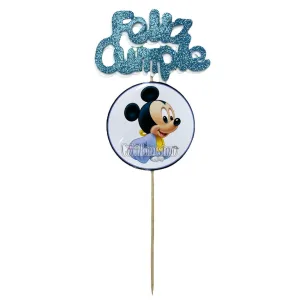 Pinche Feliz Cumpleaños Gibreado Mickey Mouse Bebe