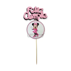 Pinche Feliz Cumpleaños Gibreado Minnie Mouse