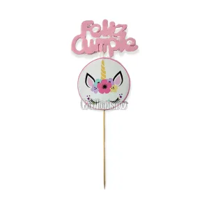 Pinche Feliz Cumpleaños Gibreado Unicornio Cara