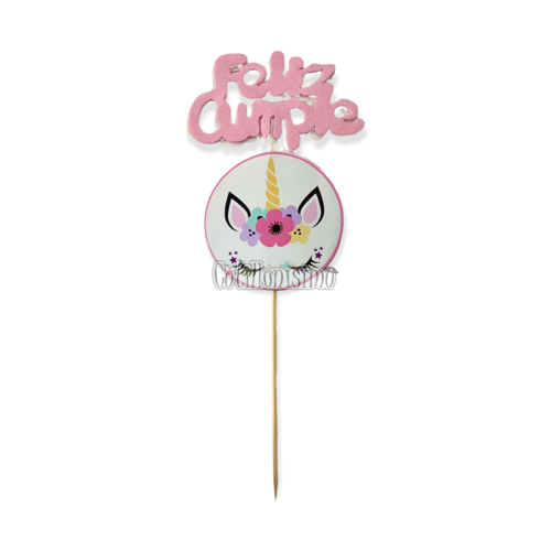 Pinche Feliz Cumpleaños Gibreado Unicornio Cara