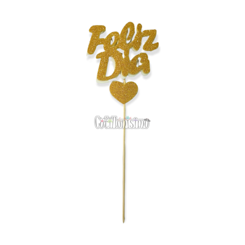 Pinche Feliz Dia Gibreado Con Corazon Dorado
