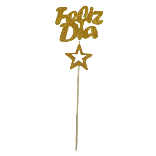 Pinche Feliz Dia Gibreado Goma Eva Con Estrella Dorada
